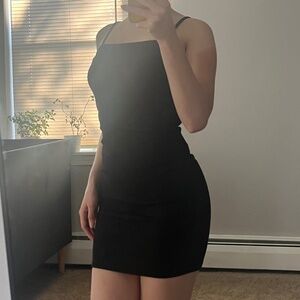 Mini black dress